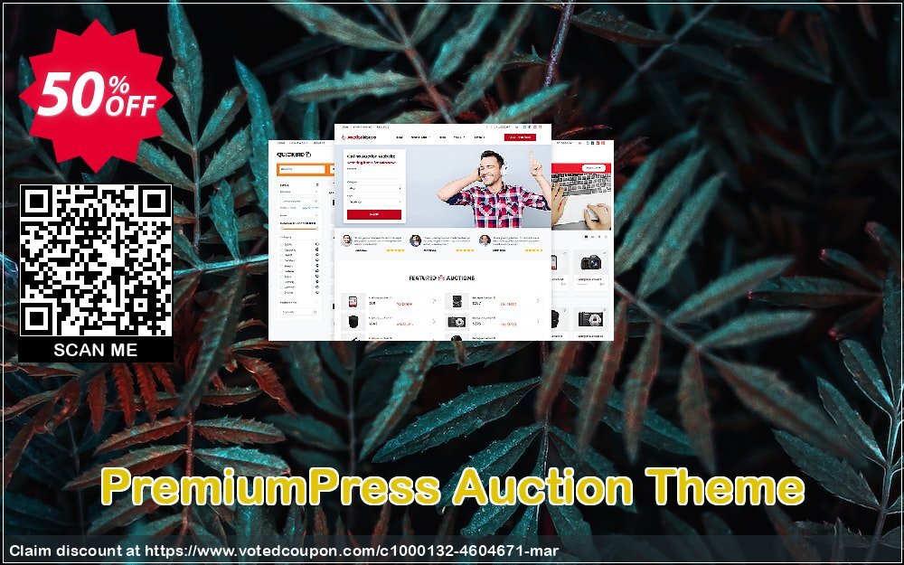 PremiumPress Auction Theme Coupon Code Apr 2024, 50% OFF - VotedCoupon