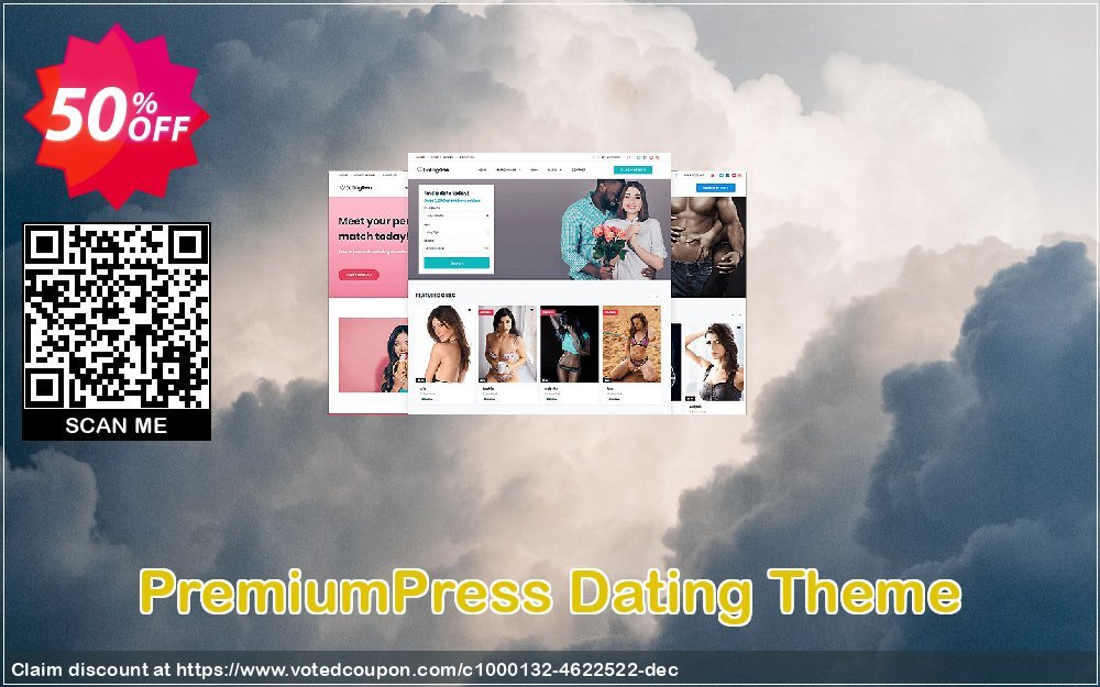 PremiumPress Dating Theme Coupon, discount 50% OFF PremiumPress Dating Theme, verified. Promotion: Awesome discounts code of PremiumPress Dating Theme, tested & approved