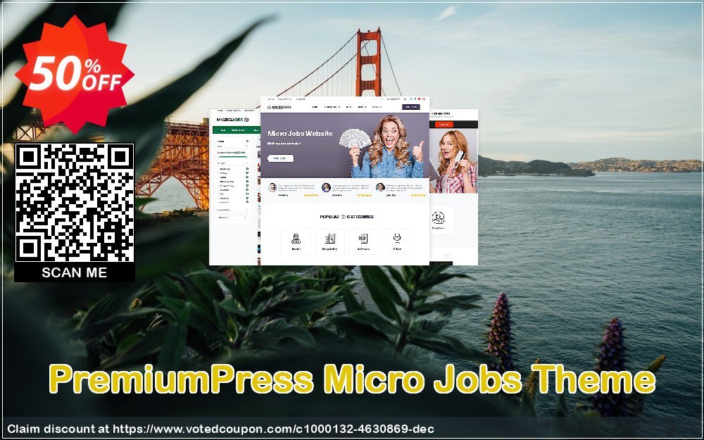 PremiumPress Micro Jobs Theme Coupon, discount 50% OFF PremiumPress Micro Jobs Theme, verified. Promotion: Awesome discounts code of PremiumPress Micro Jobs Theme, tested & approved