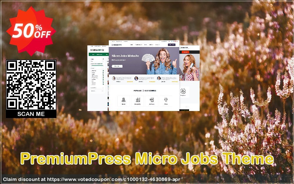 PremiumPress Micro Jobs Theme Coupon Code Apr 2024, 50% OFF - VotedCoupon