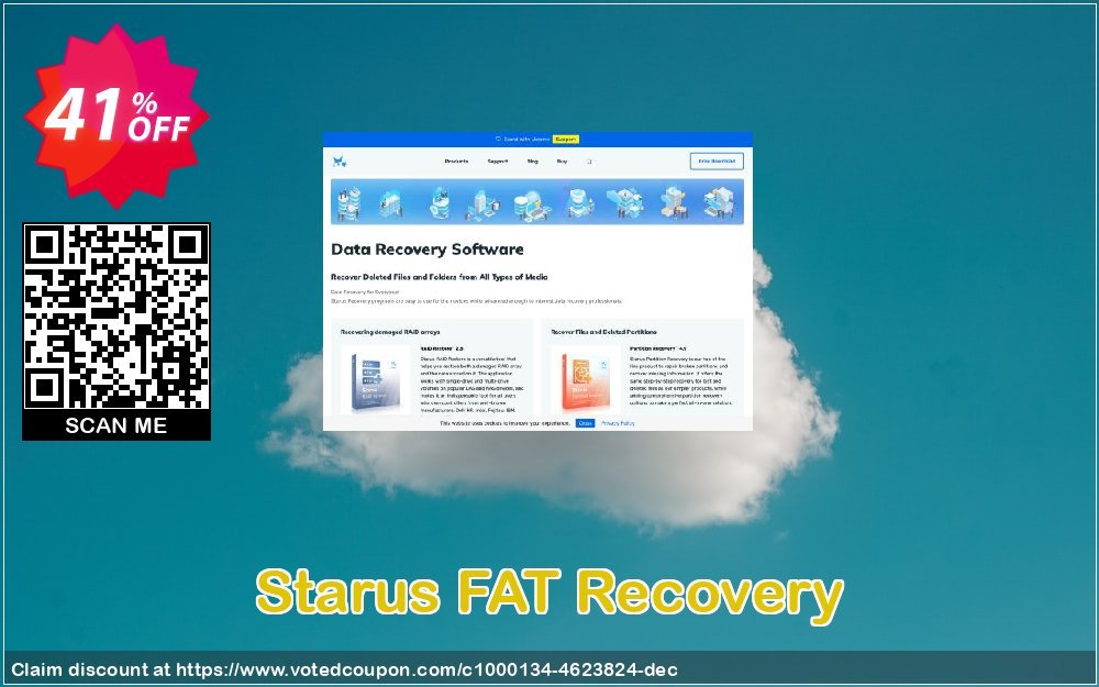 Starus FAT Recovery Coupon, discount Starus FAT Recovery amazing promotions code 2023. Promotion: amazing promotions code of Starus FAT Recovery 2023