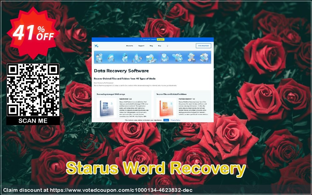Starus Word Recovery Coupon, discount Starus Word Recovery dreaded sales code 2024. Promotion: dreaded sales code of Starus Word Recovery 2024
