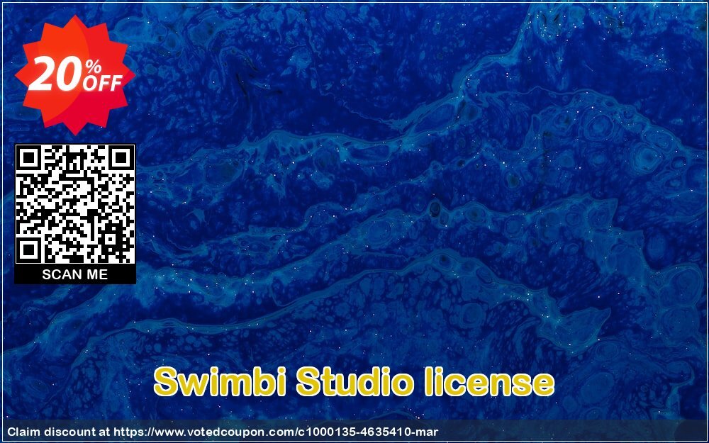 Swimbi Studio Plan Coupon, discount -20%. Promotion: best promotions code of Studio license (Unlimited domains) 2024