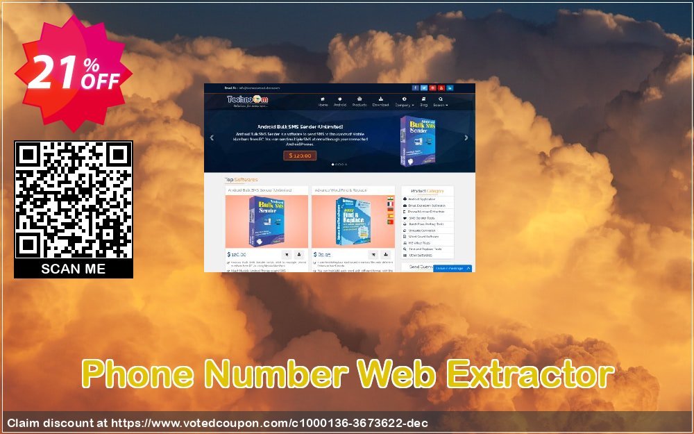 Phone Number Web Extractor Coupon, discount Christmas OFF. Promotion: special promo code of Phone Number Web Extractor 2024