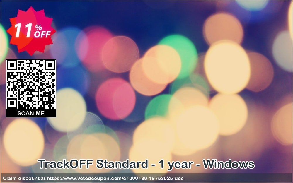 TrackOFF Standard - Yearly - WINDOWS Coupon, discount TrackOFF Standard - 1 year - Windows awesome sales code 2023. Promotion: awesome sales code of TrackOFF Standard - 1 year - Windows 2023