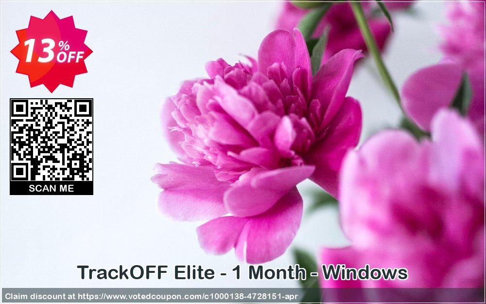 TrackOFF Elite - Monthly - WINDOWS Coupon, discount TrackOFF Elite - 1 Month - Windows awesome promo code 2024. Promotion: awesome promo code of TrackOFF Elite - 1 Month - Windows 2024