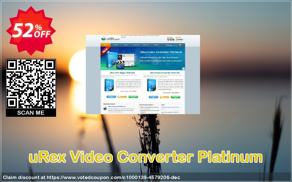 uRex Video Converter Platinum Coupon, discount 50% Off. Promotion: stunning discounts code of uRex Video Converter Platinum 2023