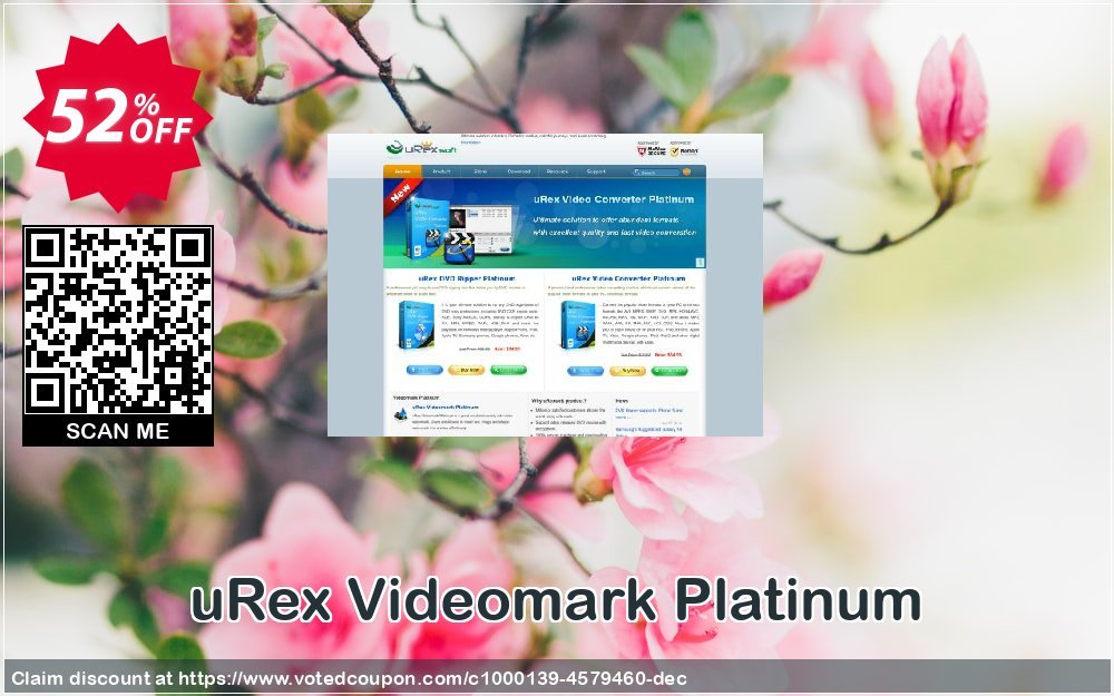 uRex Videomark Platinum Coupon, discount 50% Off. Promotion: staggering sales code of uRex Videomark Platinum 2023
