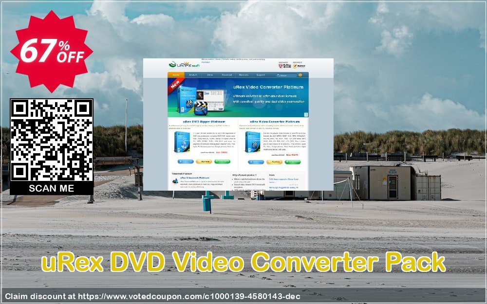 uRex DVD Video Converter Pack Coupon, discount Bundle Discount. Promotion: hottest promo code of uRex DVD Video Converter Pack 2023