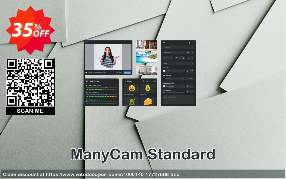 ManyCam Standard Coupon, discount 35% OFF ManyCam Standard, verified. Promotion: Formidable promotions code of ManyCam Standard, tested & approved
