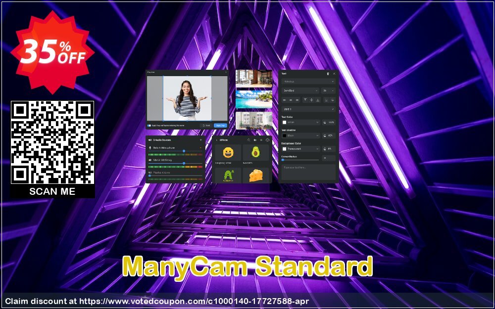 ManyCam Standard Coupon, discount 35% OFF ManyCam Standard, verified. Promotion: Formidable promotions code of ManyCam Standard, tested & approved