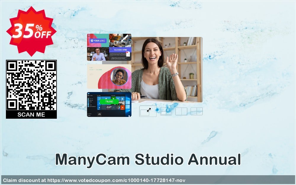 ManyCam Studio 2 Years Coupon, discount 35% OFF ManyCam Studio 2 Years, verified. Promotion: Formidable promotions code of ManyCam Studio 2 Years, tested & approved