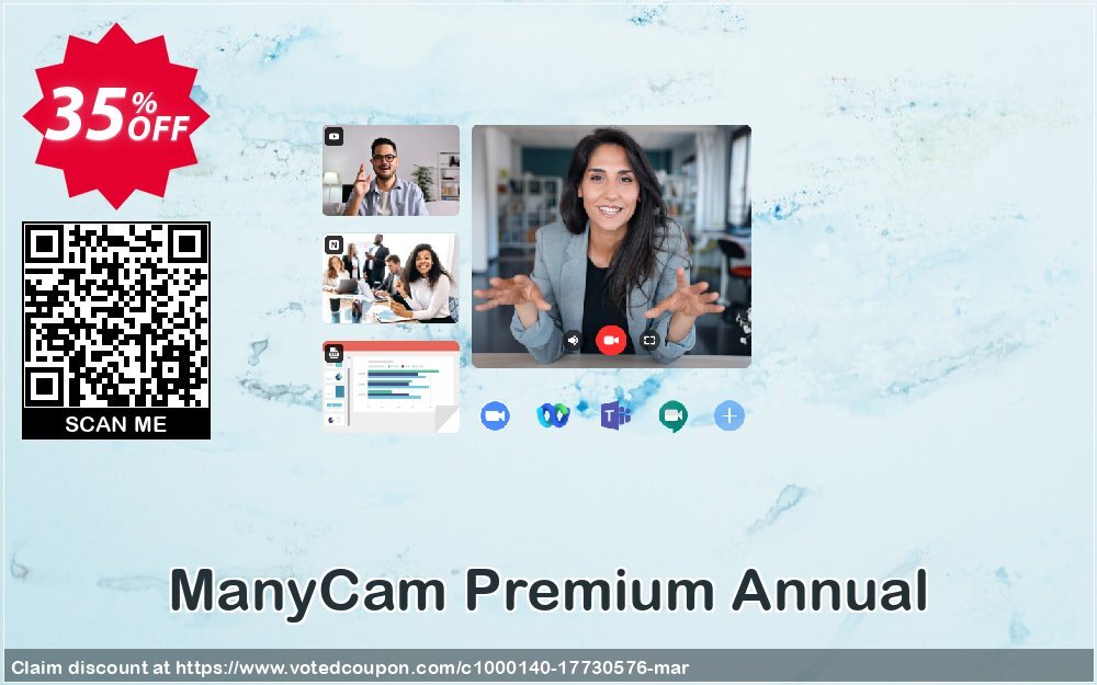ManyCam Premium Annual Coupon, discount offering up to 40% OFF on ManyCam licenses!. Promotion: Formidable promotions code of ManyCam Premium Annual, tested & approved