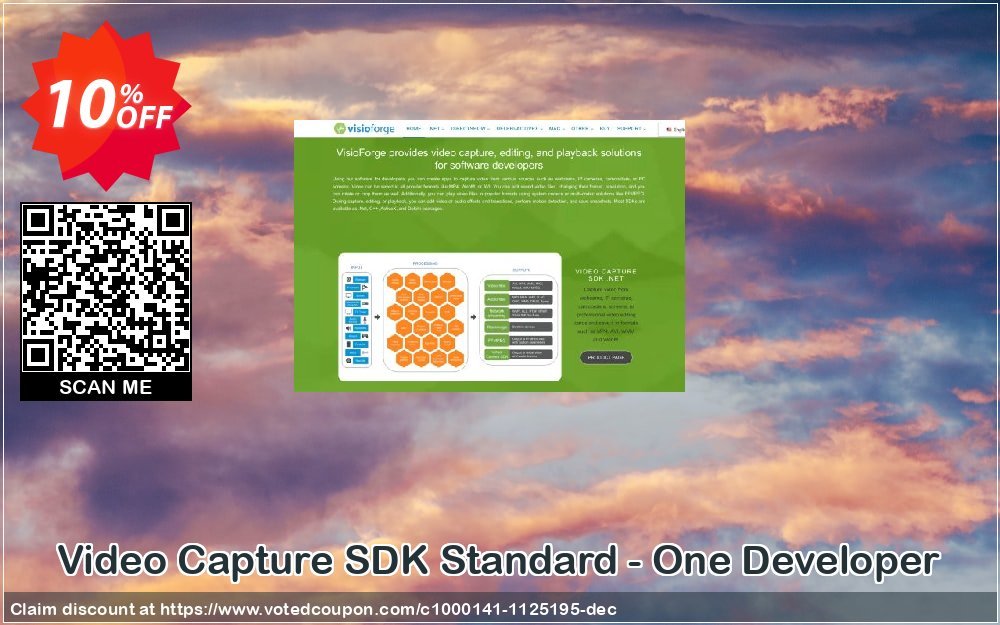 Video Capture SDK Standard - One Developer Coupon, discount 10%. Promotion: super promo code of Video Capture SDK Standard - One Developer 2024