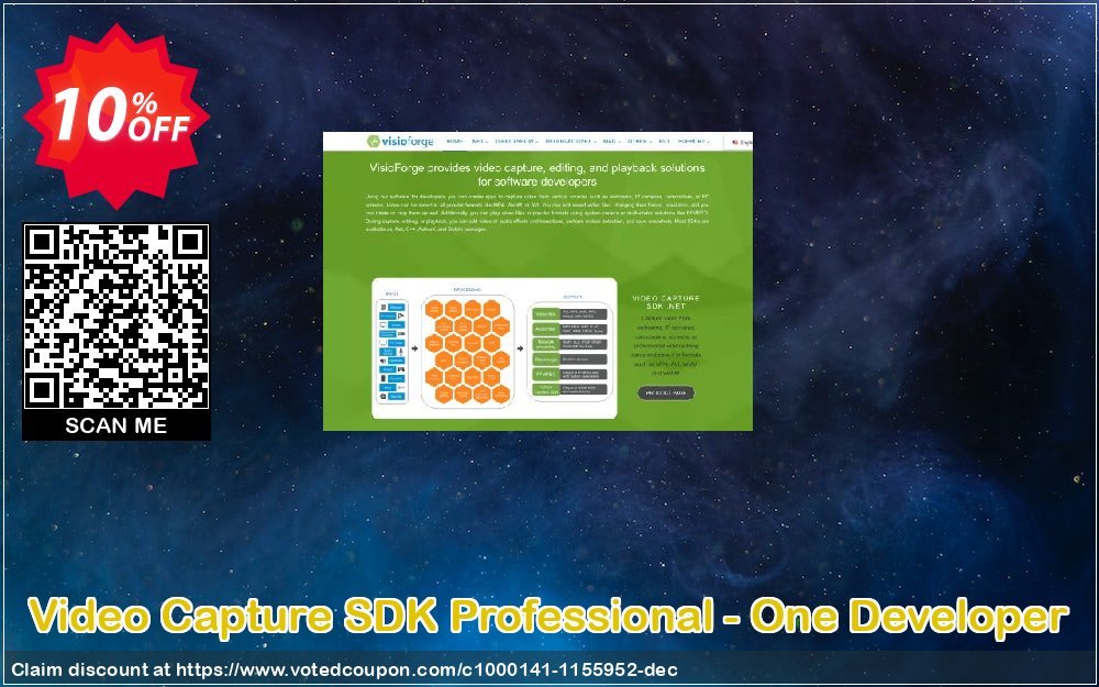 Video Capture SDK Professional - One Developer Coupon, discount 10%. Promotion: awesome discount code of Video Capture SDK Professional - One Developer 2024