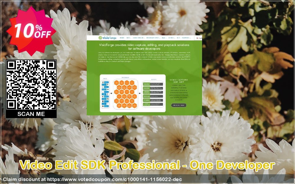 Video Edit SDK Professional - One Developer Coupon, discount 10%. Promotion: wonderful discount code of Video Edit SDK Professional - One Developer 2023