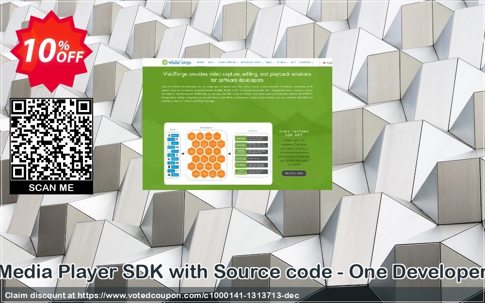 Media Player SDK with Source code - One Developer Coupon, discount 10%. Promotion: staggering discounts code of Media Player SDK with Source code - One Developer 2024