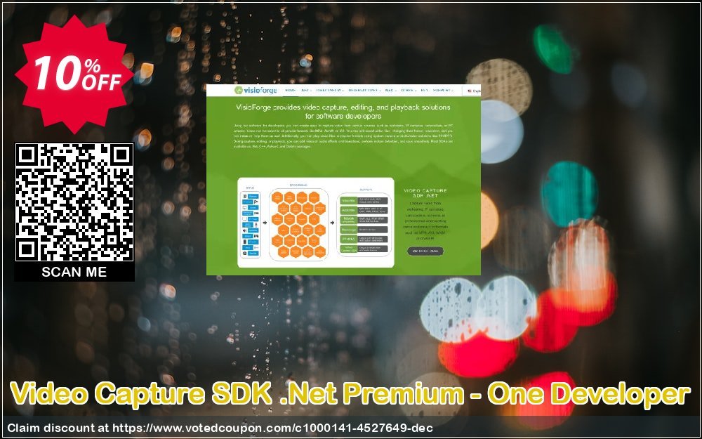 Video Capture SDK .Net Premium - One Developer Coupon, discount 10%. Promotion: marvelous discount code of Video Capture SDK .Net Premium - One Developer 2024