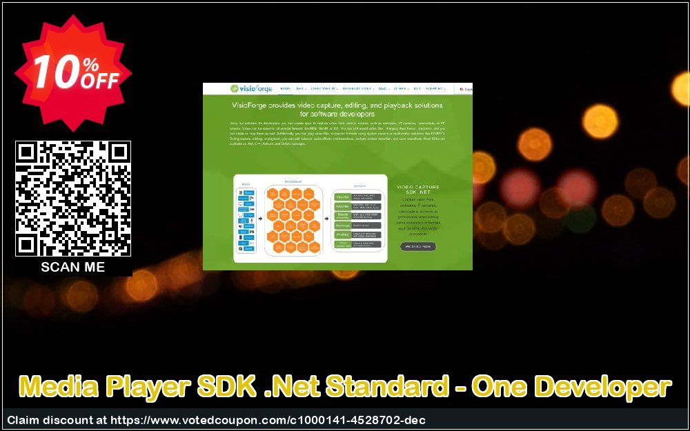 Media Player SDK .Net Standard - One Developer Coupon, discount 10%. Promotion: impressive promotions code of Media Player SDK .Net Standard - One Developer 2024