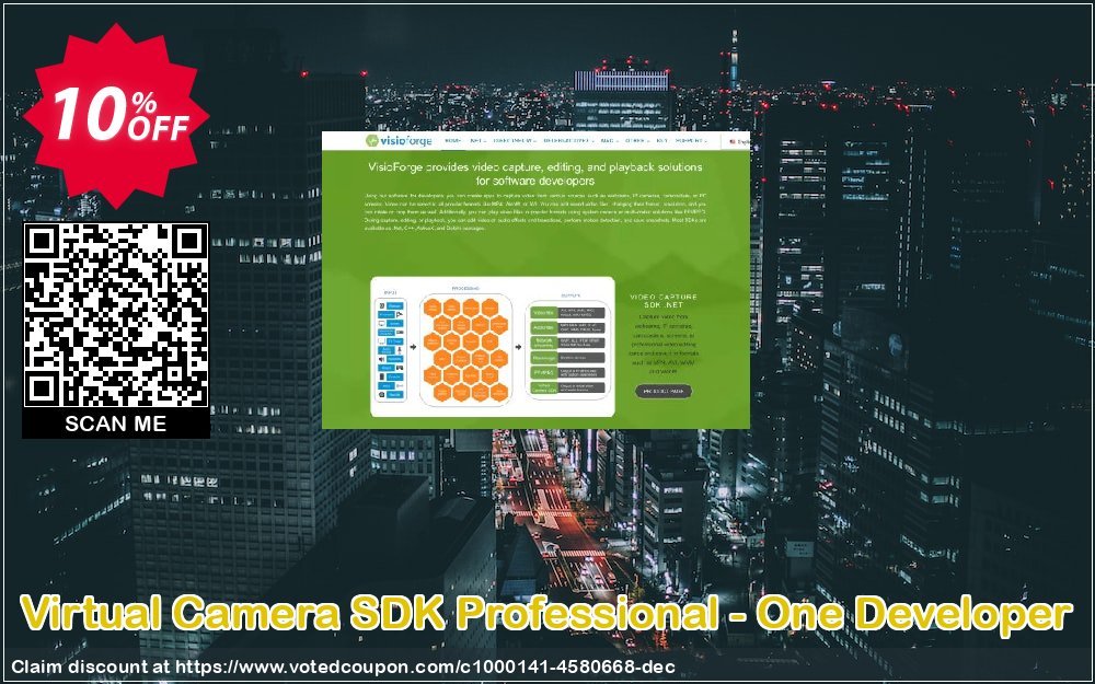 Virtual Camera SDK Professional - One Developer Coupon, discount 10%. Promotion: amazing promo code of Virtual Camera SDK Professional - One Developer 2024