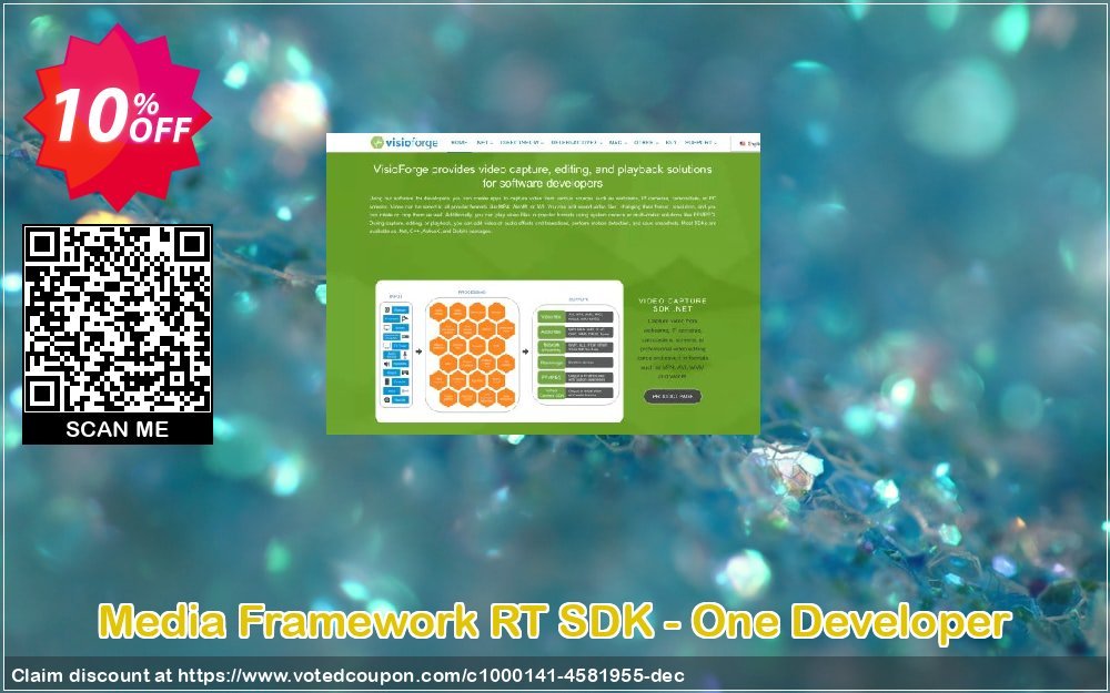 Media Framework RT SDK - One Developer Coupon, discount 10%. Promotion: awful discount code of Media Framework RT SDK - One Developer 2023