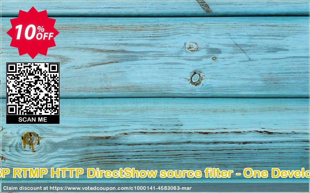 RTSP RTMP HTTP DirectShow source filter - One Developer Coupon Code Apr 2024, 10% OFF - VotedCoupon