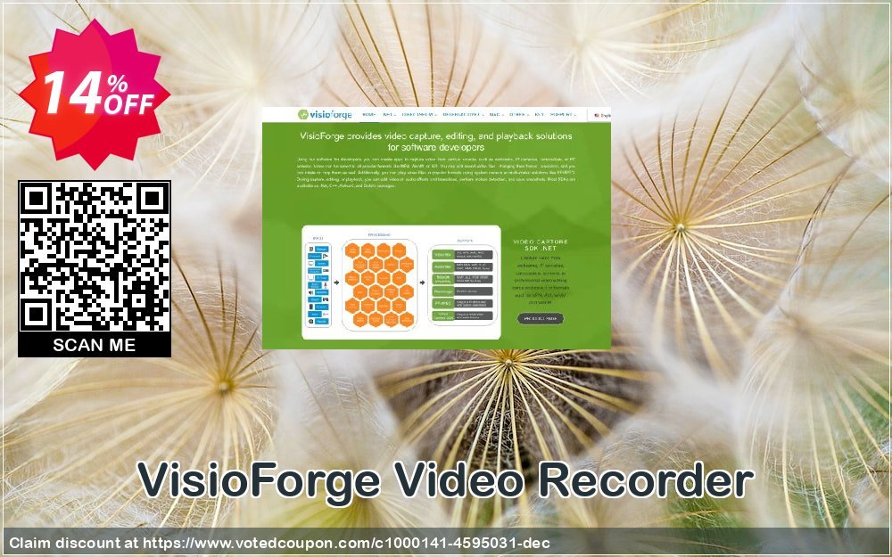 VisioForge Video Recorder Coupon, discount 10%. Promotion: staggering discount code of VisioForge Video Recorder 2023
