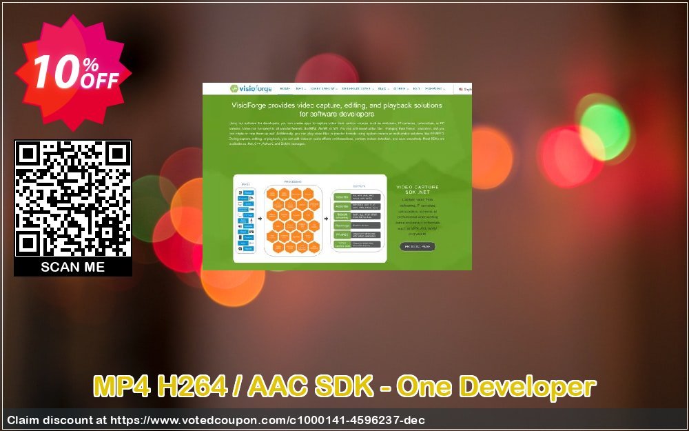 MP4 H264 / AAC SDK - One Developer Coupon, discount 10%. Promotion: awful discounts code of MP4 H264 / AAC SDK - One Developer 2024
