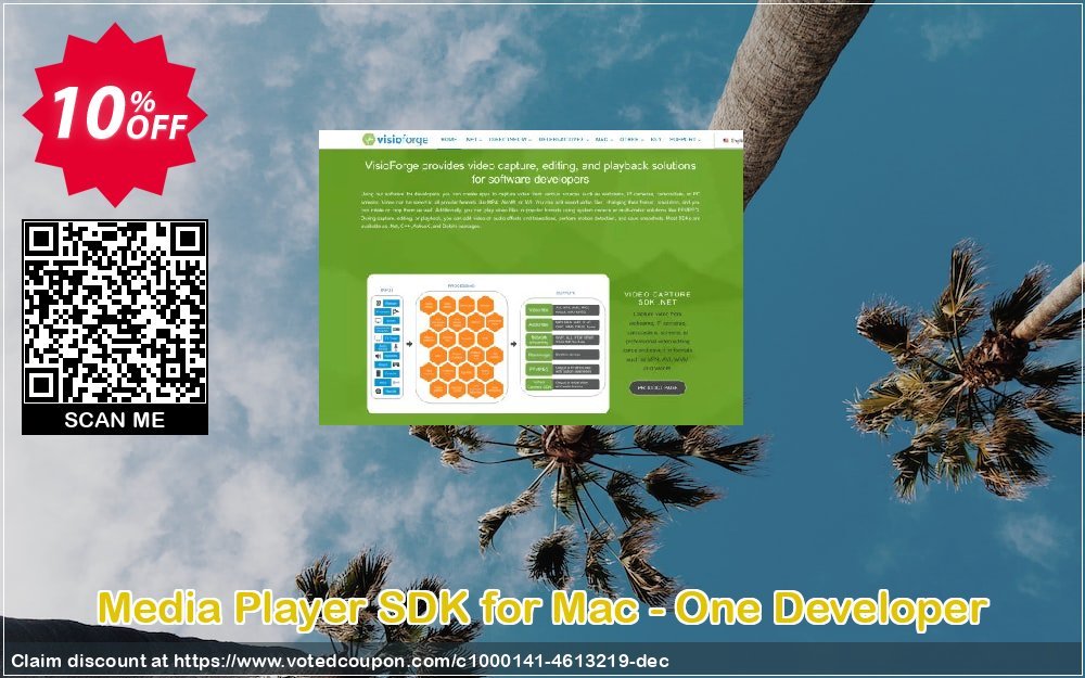 Media Player SDK for MAC - One Developer Coupon, discount 10%. Promotion: exclusive discounts code of Media Player SDK for Mac - One Developer 2023