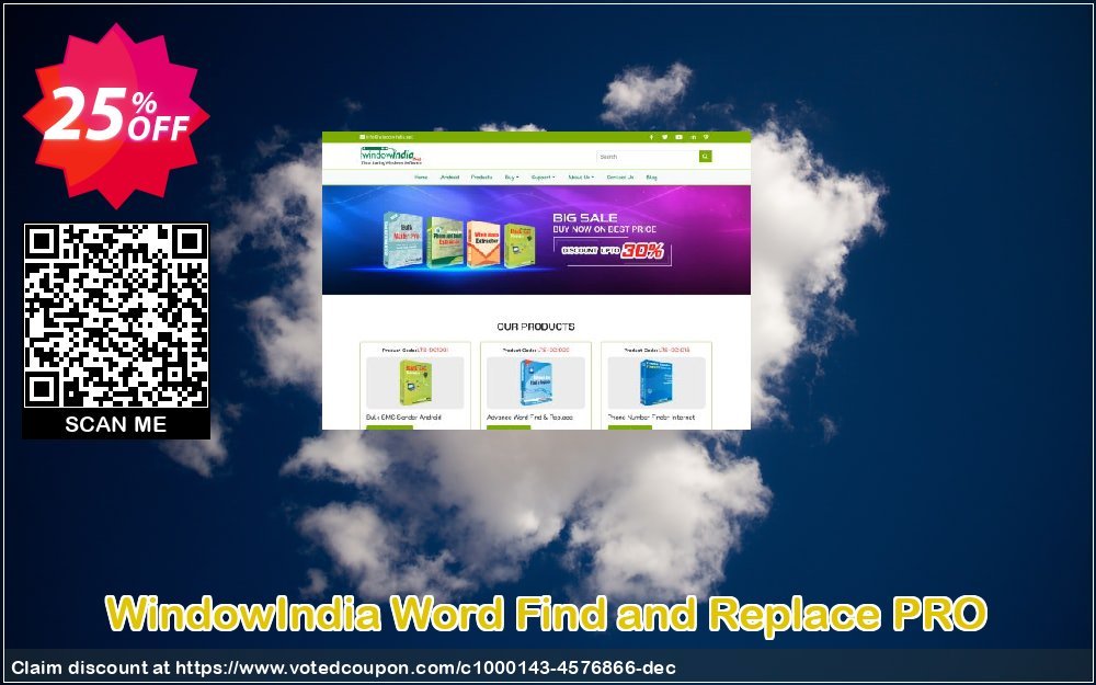 WindowIndia Word Find and Replace PRO Coupon, discount Christmas OFF. Promotion: fearsome discount code of Word Find and Replace Professional 2024