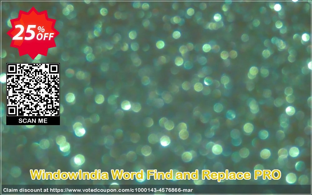 WindowIndia Word Find and Replace PRO Coupon Code Apr 2025, 25% OFF - VotedCoupon