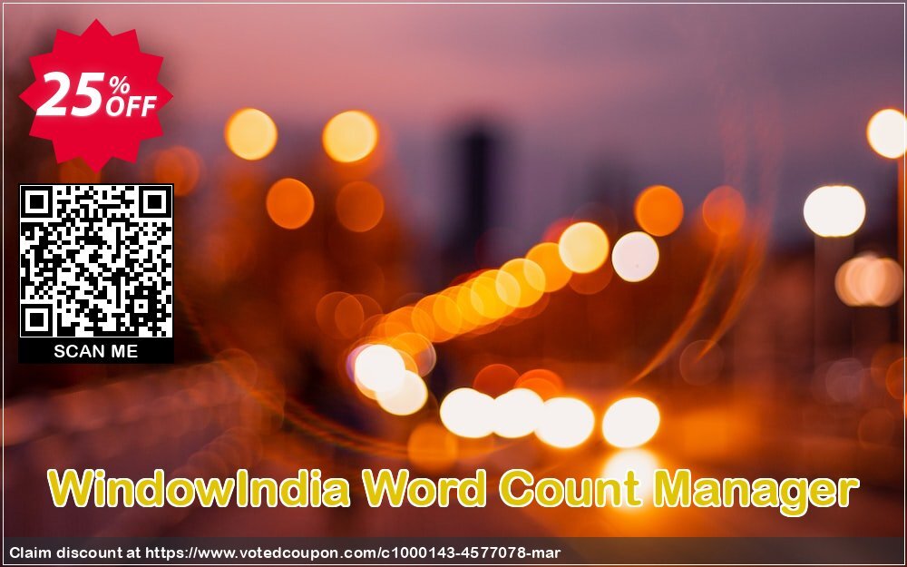 WindowIndia Word Count Manager Coupon, discount Christmas OFF. Promotion: awful discounts code of Word Count Manager 2024