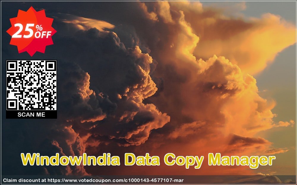 WindowIndia Data Copy Manager Coupon, discount Christmas OFF. Promotion: hottest promotions code of Data Copy Manager 2024