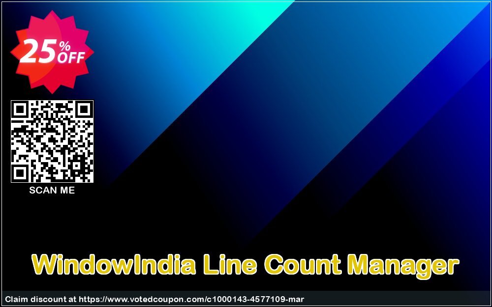 WindowIndia Line Count Manager Coupon, discount Christmas OFF. Promotion: exclusive deals code of Line Count Manager 2024