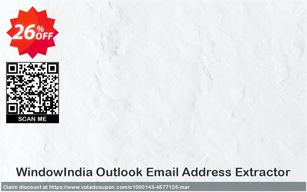 WindowIndia Outlook Email Address Extractor Coupon Code May 2024, 26% OFF - VotedCoupon