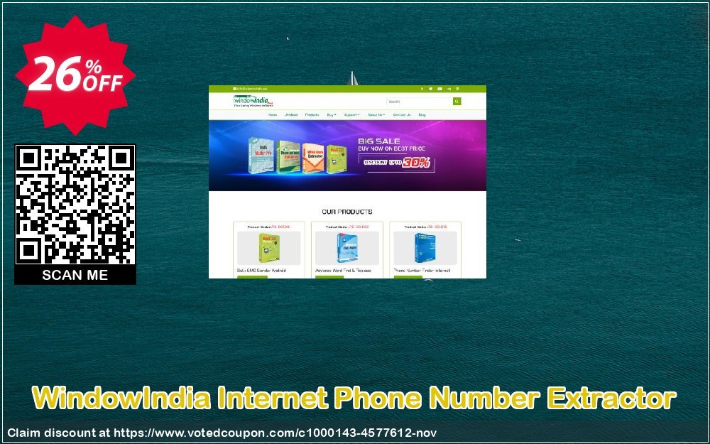 WindowIndia Internet Phone Number Extractor Coupon, discount Christmas OFF. Promotion: big sales code of Internet Phone Number Extractor 2023
