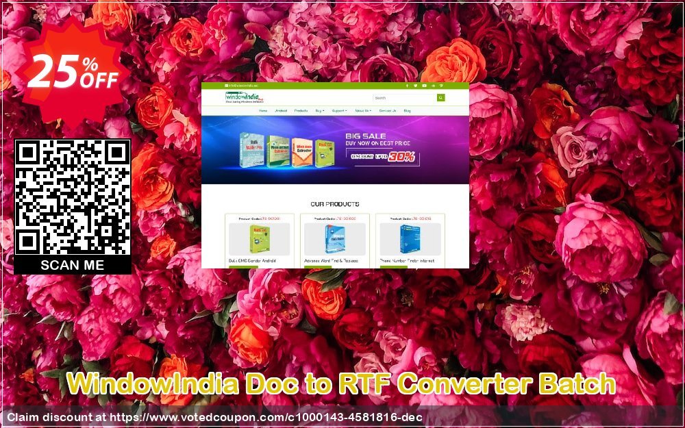 WindowIndia Doc to RTF Converter Batch Coupon Code May 2024, 25% OFF - VotedCoupon