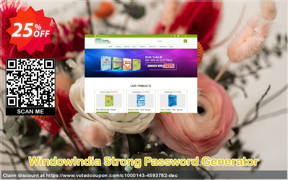 WindowIndia Strong Password Generator Coupon, discount Christmas OFF. Promotion: hottest sales code of Strong Password Generator 2024