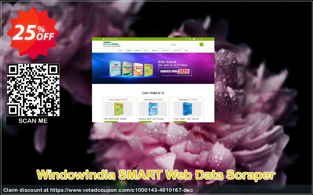 WindowIndia SMART Web Data Scraper Coupon, discount Christmas OFF. Promotion: stirring discounts code of SMART Web Data Scraper 2023