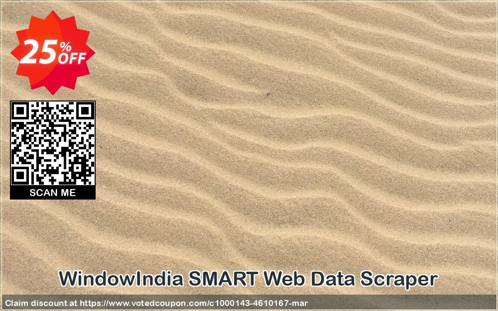 WindowIndia SMART Web Data Scraper Coupon, discount Christmas OFF. Promotion: stirring discounts code of SMART Web Data Scraper 2024