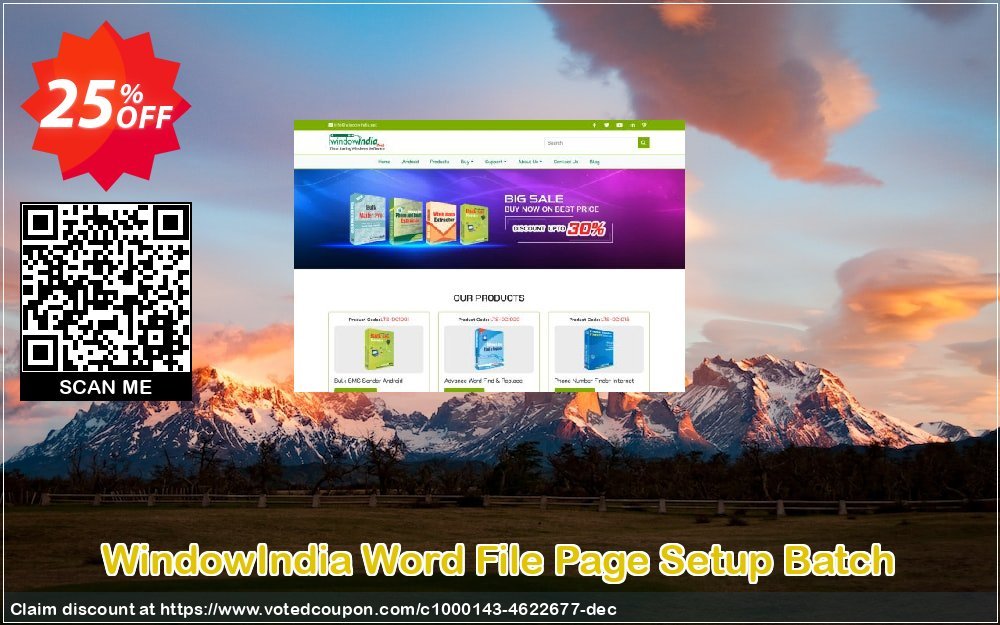 WindowIndia Word File Page Setup Batch Coupon Code Apr 2024, 25% OFF - VotedCoupon