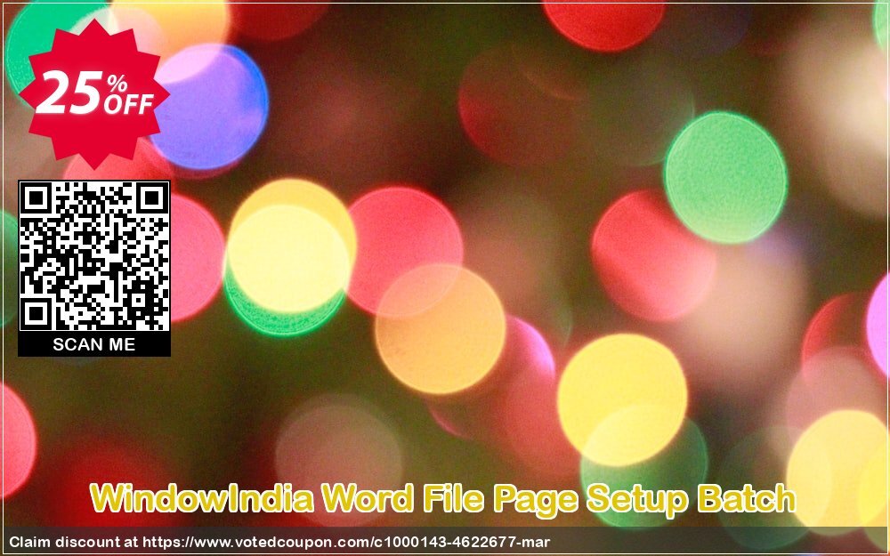 WindowIndia Word File Page Setup Batch Coupon Code May 2024, 25% OFF - VotedCoupon