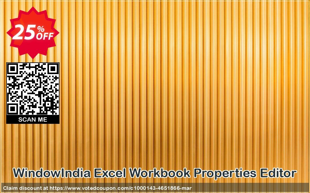 WindowIndia Excel Workbook Properties Editor Coupon Code Apr 2024, 25% OFF - VotedCoupon