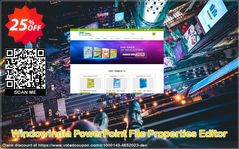 WindowIndia PowerPoint File Properties Editor Coupon, discount Christmas OFF. Promotion: amazing deals code of PowerPoint File Properties Editor 2024