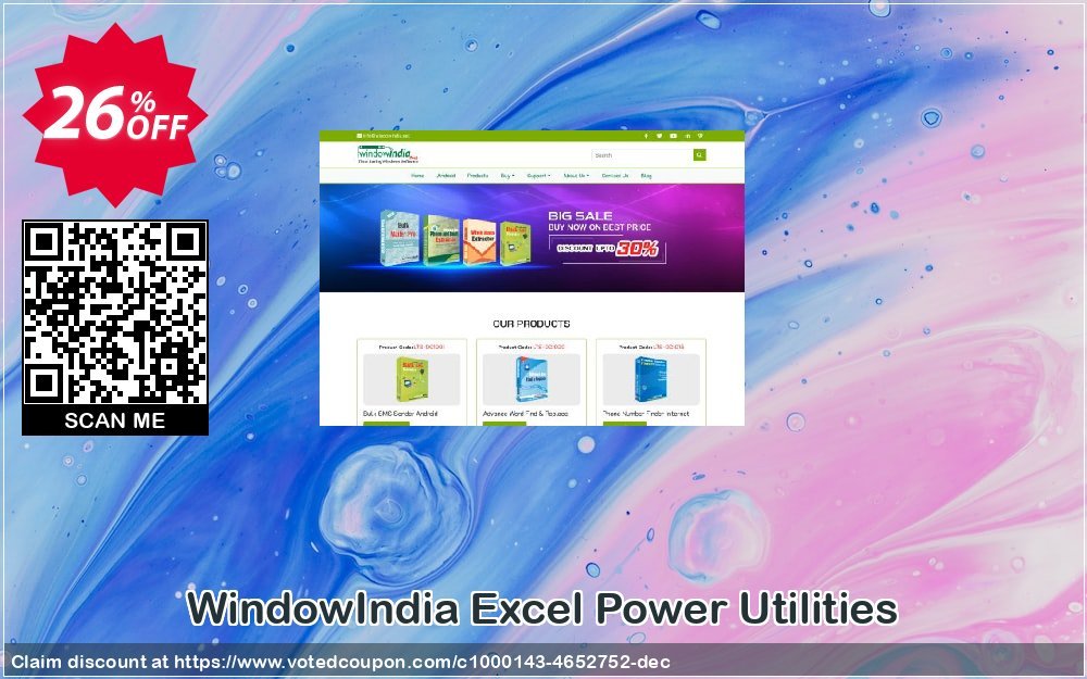 WindowIndia Excel Power Utilities Coupon, discount Christmas OFF. Promotion: best offer code of Excel Power Utilities 2024