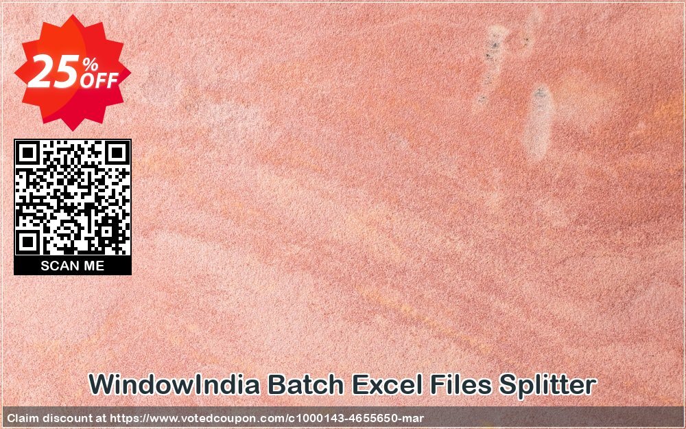 WindowIndia Batch Excel Files Splitter Coupon, discount Christmas OFF. Promotion: best offer code of Batch Excel Files Splitter 2024