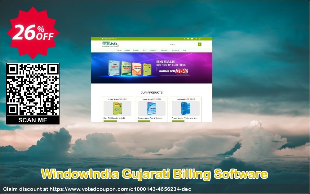 WindowIndia Gujarati Billing Software Coupon, discount Christmas OFF. Promotion: staggering discounts code of Gujarati Billing Software 2024