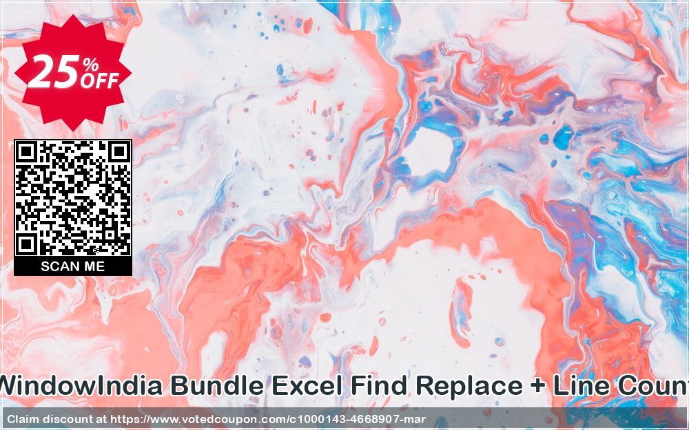 WindowIndia Bundle Excel Find Replace + Line Count Coupon, discount Christmas OFF. Promotion: staggering deals code of Bundle Excel Find Replace + Line Count 2024