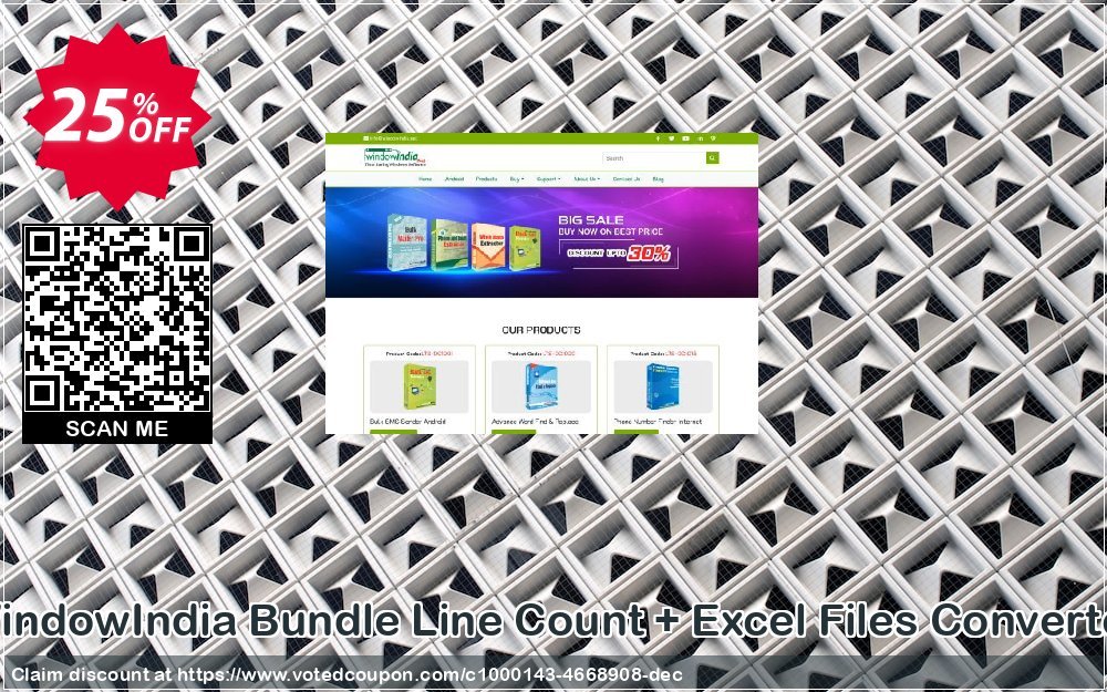 WindowIndia Bundle Line Count + Excel Files Converter Coupon, discount Christmas OFF. Promotion: imposing offer code of Bundle Line Count + Excel Files Converter 2024
