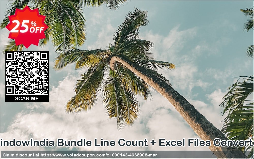 WindowIndia Bundle Line Count + Excel Files Converter Coupon Code Apr 2024, 25% OFF - VotedCoupon